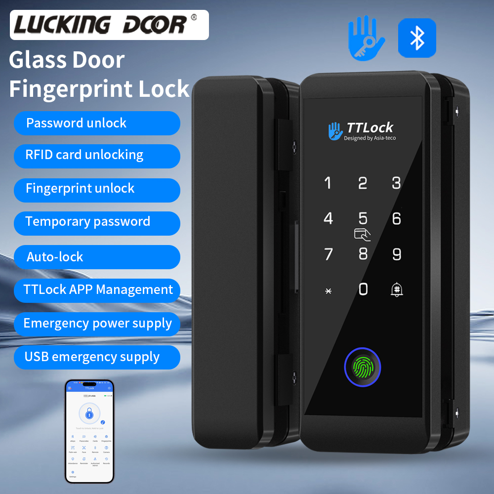 TTLOCK สมาร์ทล็อคกระจก ระบบสแก - Glass Door Hinge บทวิจารณ์และราคา